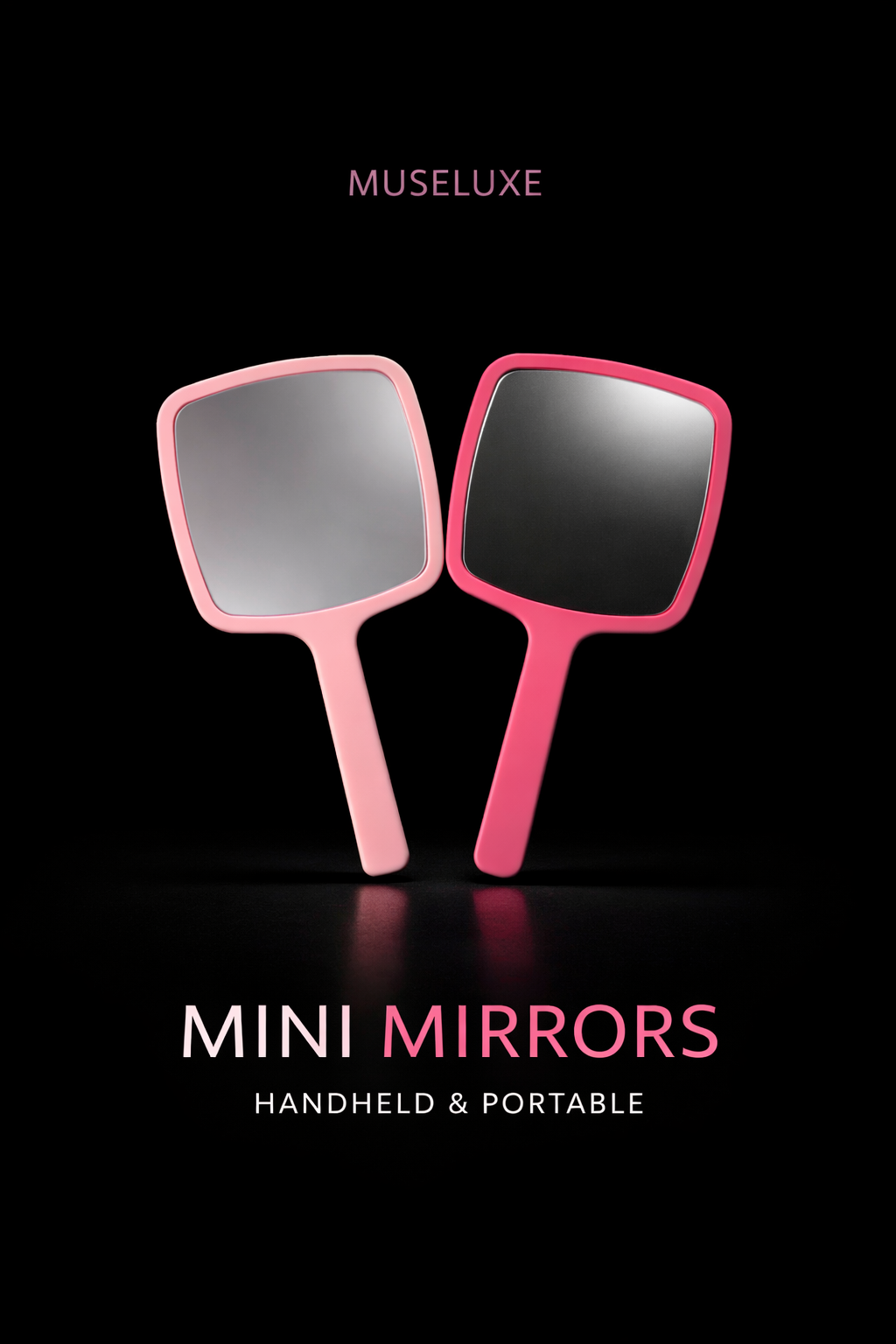 Mini pink mirrors