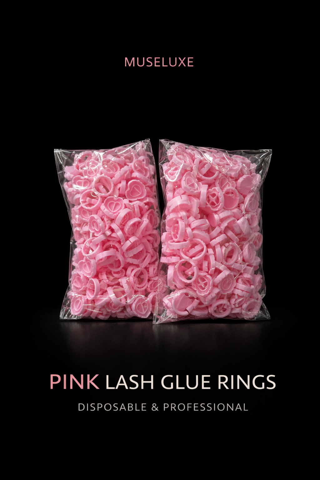 Heart glue rings